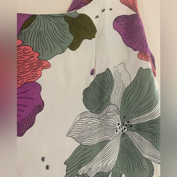 Nice Things Paloma S Cottagecore Floral Bug Boho French Girl Sheath Sundress 8 - Picture 4 of 12